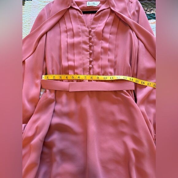 Vintage Salmon Jack Bryan Dress with Belt - Picture 5 of 6